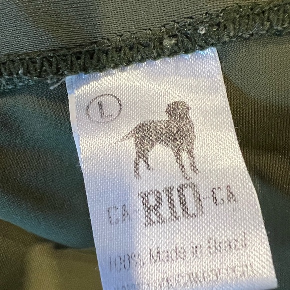 Ca-RIO-ca men’s sunga swim brief with logo size Large - Picture 5 of 7